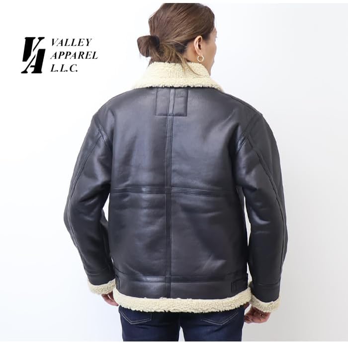 ミリタリーアウターB-3 フェイクムートンジャケットメンズ