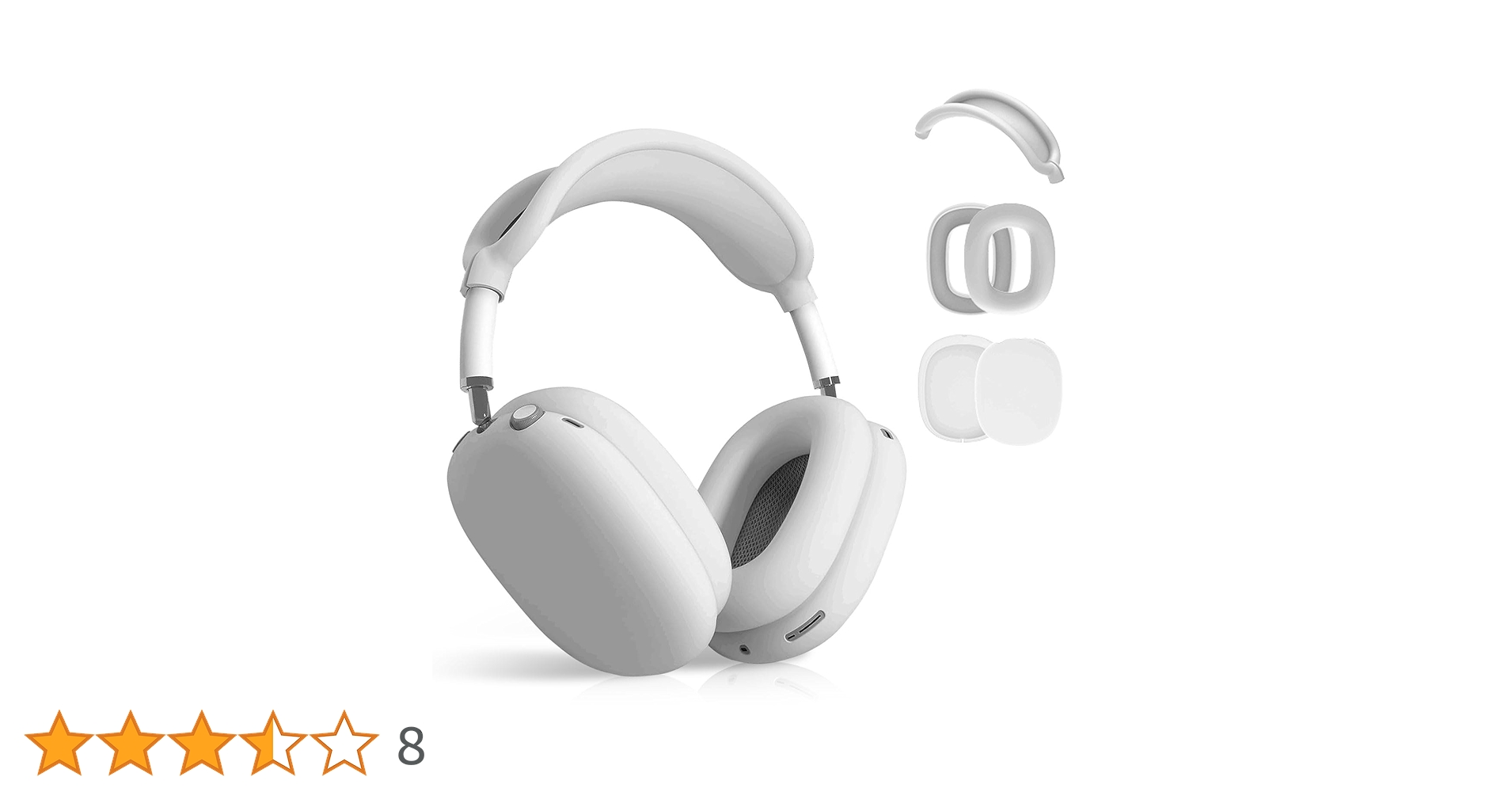 AirPods MAX 本体 スカイブルー　イヤーシリコンカバー付き　美品 AirPods MAX 本体 スカイブルー イヤーシリコンカバー付き 美品