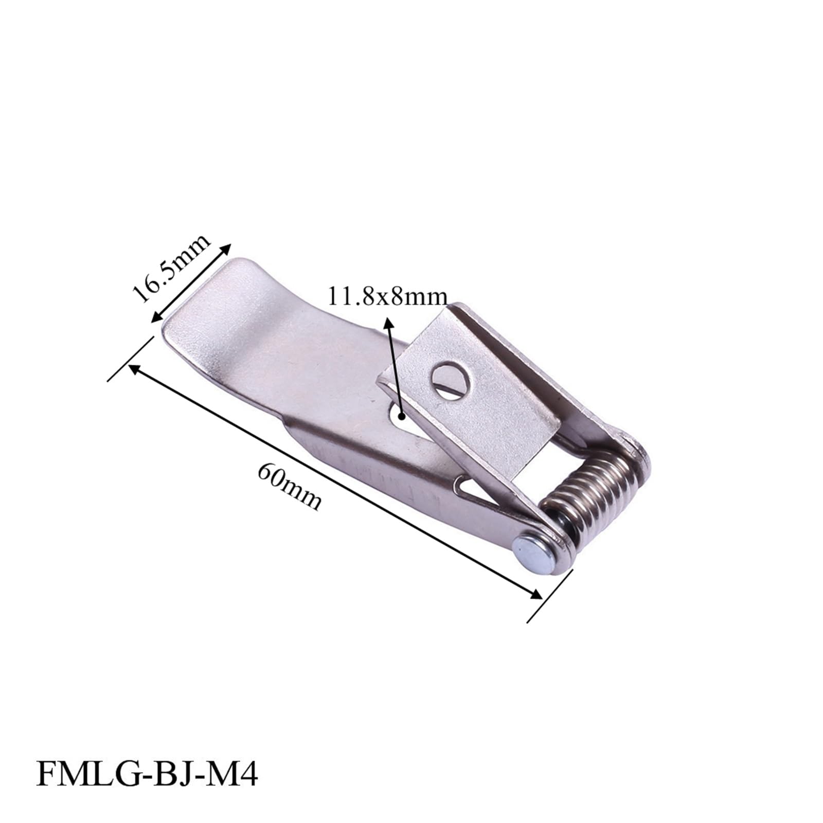 Pannello leggero da 10 pezzi Down Pannello Light Nickel Nickel Plave Flat Flat Push Acciadata Fogli in acciaio