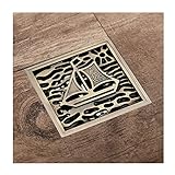 Cher Bodenablauf, Deodorant, Badezimmer, galvanisiertes Kupfer, Küchen- und Duschbodenablauf für Badezimmer