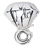 Größe: 55cm * 80cm Skyeye Diamond Ring Styling Ballon Paar Heiratsantrag Ballon Geburtstag Urlaub Hochzeit Party Luftballons 12\