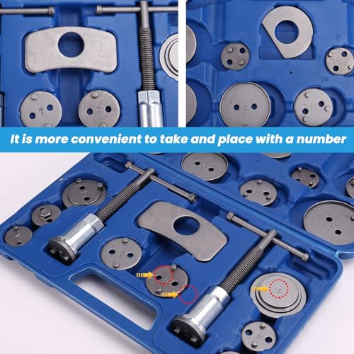 Kit compression étrier de frein avec plaques et adaptateurs de disque - 3