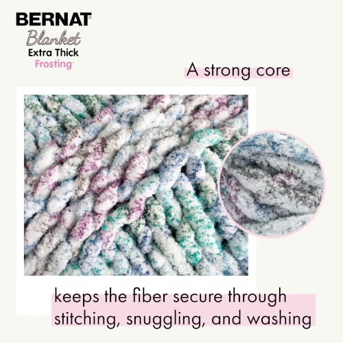 Image of Bernat Extra Thick Frosting - Chunky Yarn for Hand Knitting, Crochet, Crafts & Amigurumi - #7 Jumbo - 21oz /600g - 65 Yards - Stellar