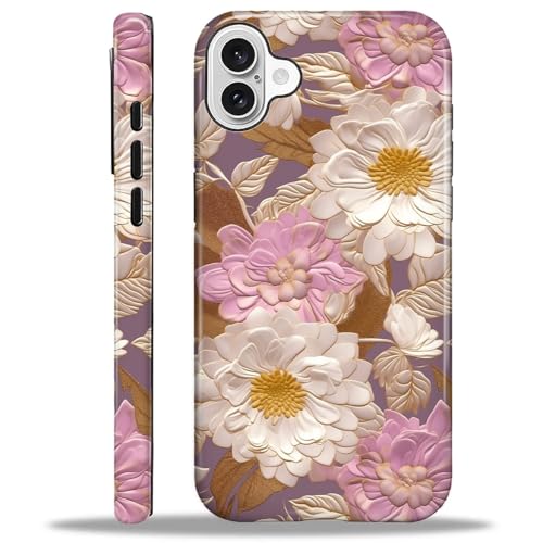 Coque iPhone 16 Plus double protection antichoc et anti-rayures motif rose