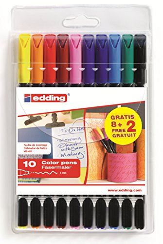 edding 1200 rotulador de color de trazo fino - multicolor - 8