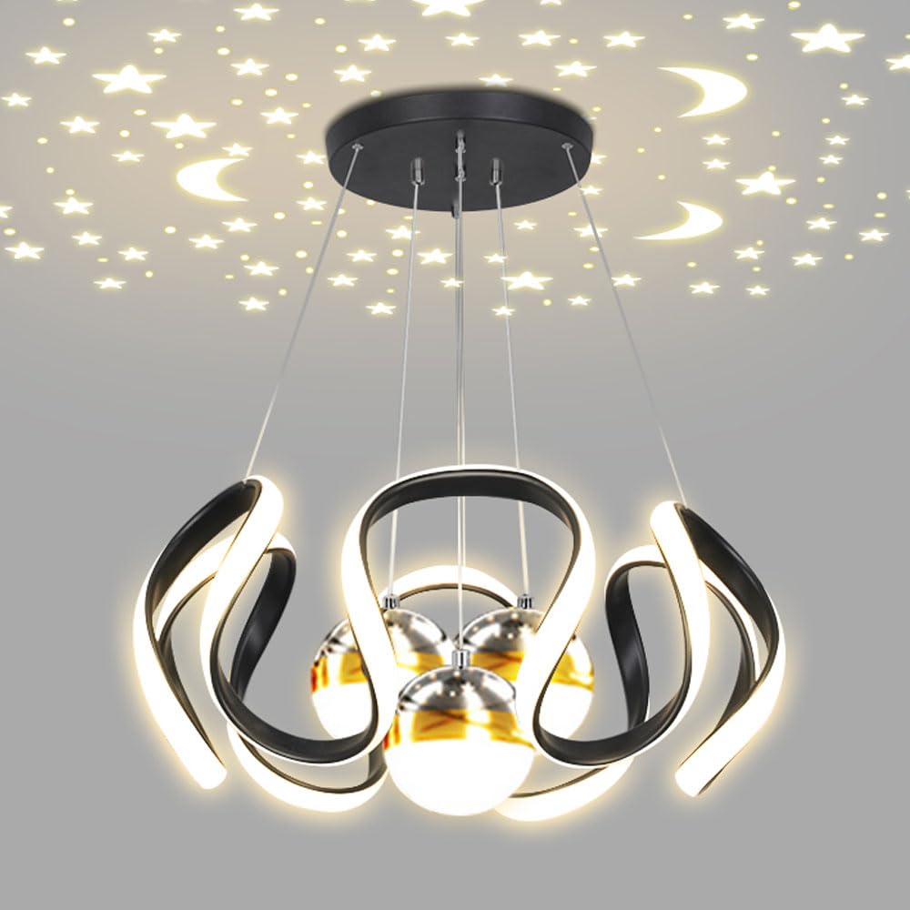 Lampe suspendue à hauteur réglable et LED à intensité variable