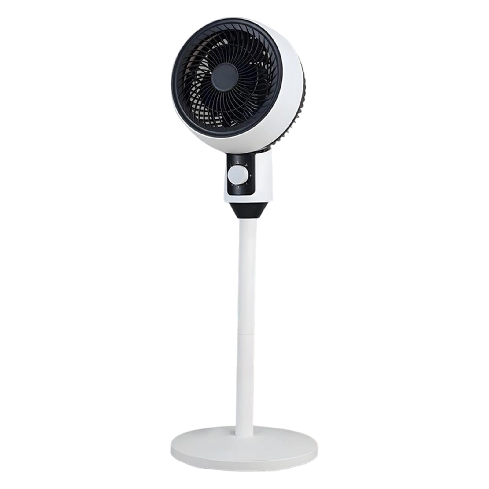 Ventilatore USB portatile in piedi regolabile in altezza circolazione dell'aria silenziosa per casa, camera da letto, scrivania, spazio di lavoro con testa oscillante, impostazioni di velocità
