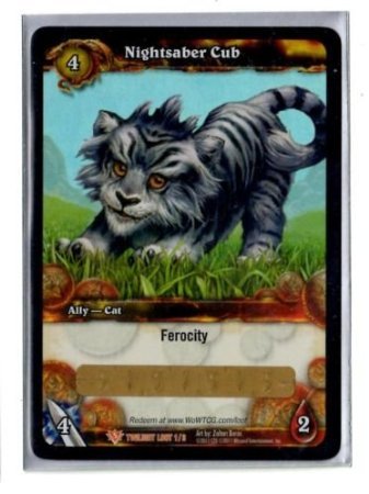 5Star-TD World of Warcraft Nightsaber Cub Twilight Loot Wow