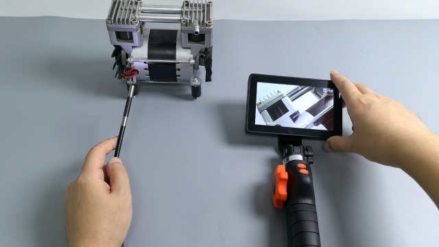 VEVOR Articulating Borescope Camera with Light, Two-Way
