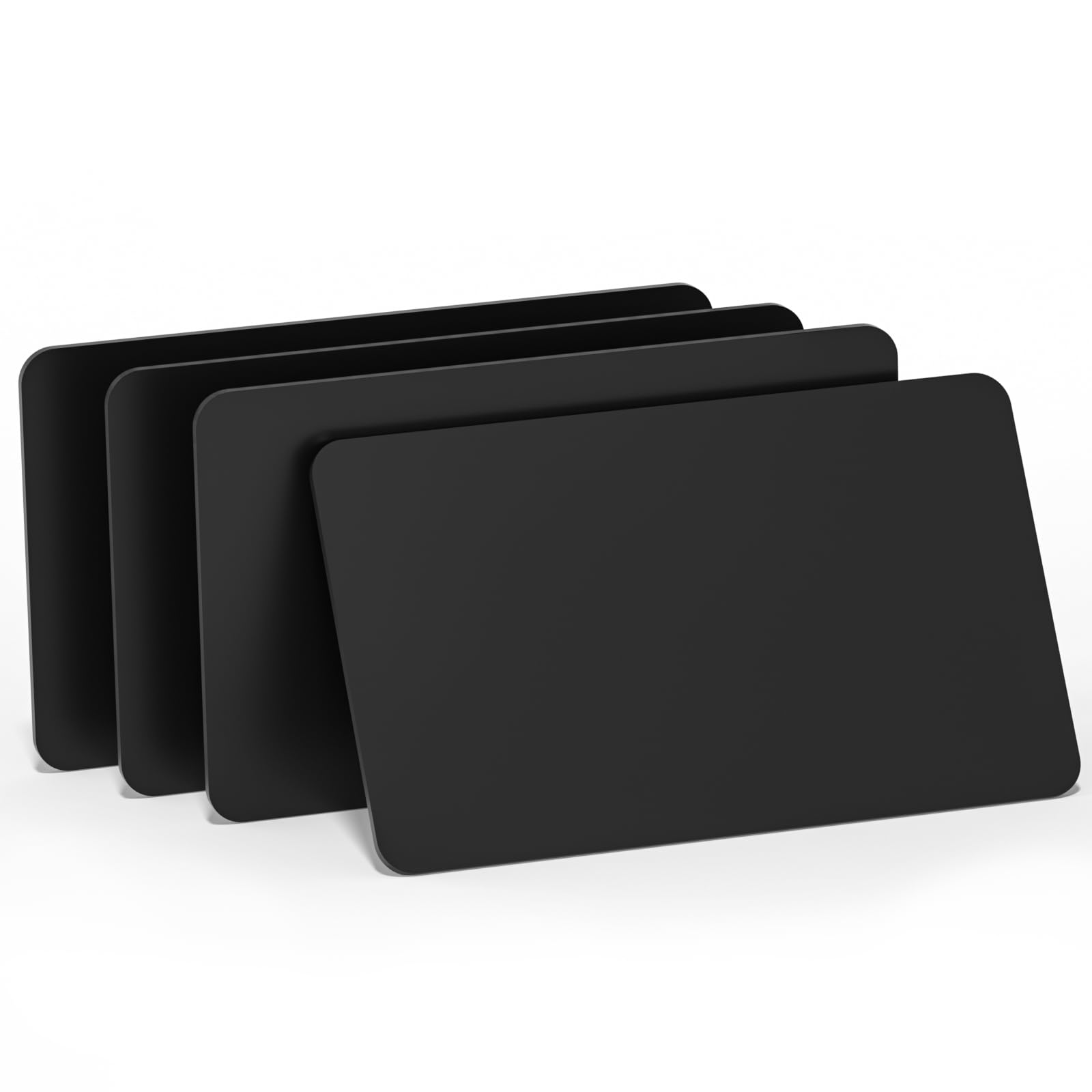 100pcs Black NFC Tags - NFC Business Card, 215 Cards, Blank, Rewritable, 504 Bytes, Programmable, iPhone Compatible