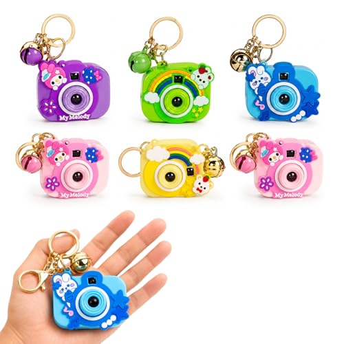 Image of Toy Imagine Cute Cartoon Projection Camera Keychain Return Gifts for Kids Boys & Girls(Pack of 6) Return Gifts for Birthday Party Birthday Return Gift for Kids Age 6-10 Mini 2-in-1 Projector Toy