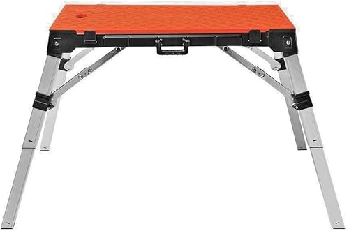 WINTOOLS Banco de trabajo plegable portátil multifunción 4 en 1/plataforma de andamio/portador de enredaderas/camión de mano