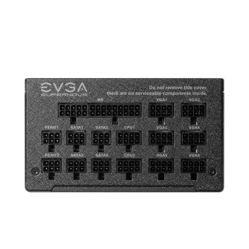 Image of EVGA Supernova 1200 P3, 80 Plus Platinum 1200W, Fully Modular, Eco Mode with FDB Fan, Includes Free Power On Self Tester, Compact 180mm Size, Power Supply 220-P3-1200-X1