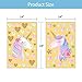 Beanlieve 2 Pack Unicorn Wall Stickers, Removable Unicorn Wall Decals with Hearts & Stars , Reflective Unicorn Wall Decor Stickers for Birthday Party,Kids Bedroom, Baby Nursery Room (2-Sticker)
