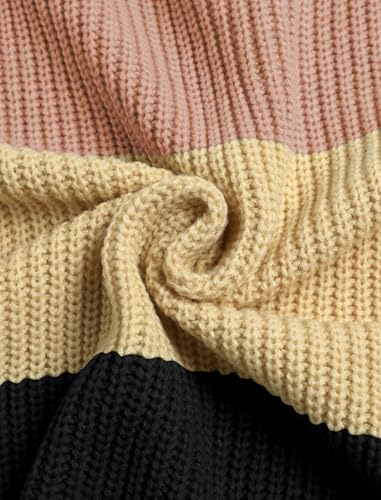 Image of ZAFUL Sweaters for Women Off Shoulder Knit Sweater with Long Sleeve Loose Pullover Jumper Tops