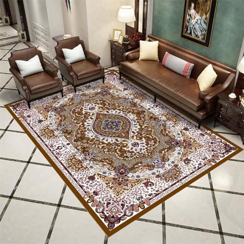 Tapis de salon au motif floral pastoral pour sublimer votre chevet