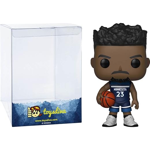 Jimmy Butle R: P O P ! Sports Vinyl Figurine Bundle With 1 Compatible 'Toysdiva' Graphic Protector (048-34431 - B)