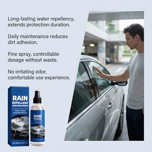 Spray Protector Hidrofóbico para Parabrisas de Coche miniatura 3