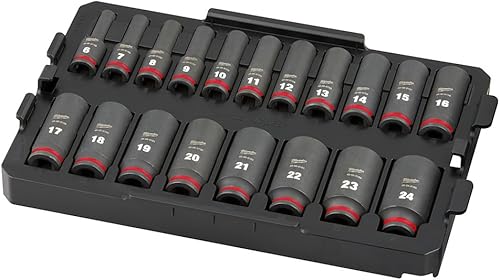 Milwaukee Herramienta eléctrica de 38 pulgadas, 19 piezas métricas