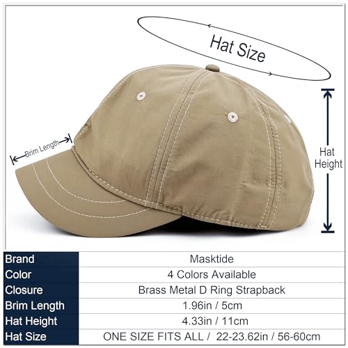 Gorra beisbolera con visera corta Quick Dry Unisex miniatura 2