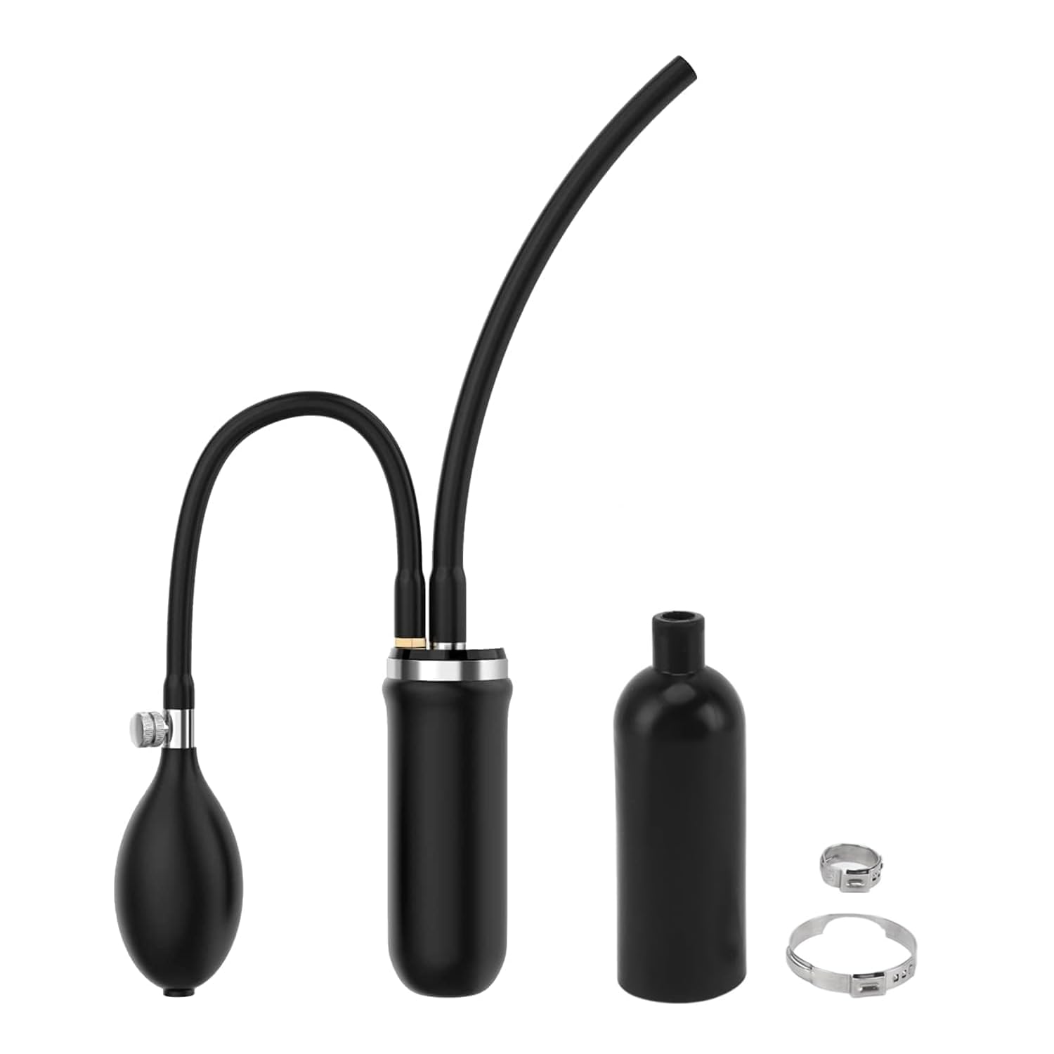 KTTOOL 3Pcs Universal Easy Intake Adapter, Auto Smoke Machine Inflatable Bladder, Vehicle Pipes Fuel Leakage Detector Diagnostic Tester, Vehicle Fuel Leakage