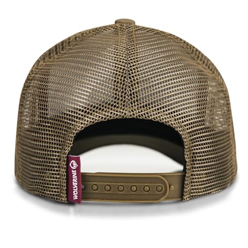 Image of Wolverine Trucker Hat | Mesh Back | Snapback | Adjustable | Rugged | Durable | Workwear