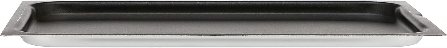 Pentole Agnelli ALSA182S40 Gastro norm Baking Sheets and Pans Dimension 53 x 32.5 x 4 Cm, 53x32.5x4 cm, Black