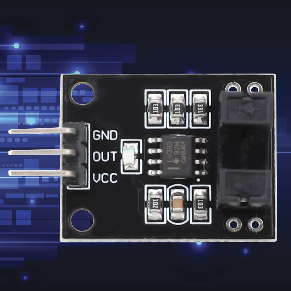Respicefinem 5Pcs Photoelectric Correlation Sensor Module Counter Counting Sensor Module with Low Level Signal Output Indication Simple Structure High Reliability and Easy to Use