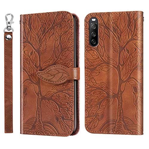 MUMOYAN Funda Folio para Sony Xperia 10 III Fundas - Carteras Carcasa Accesorios PU Cuero Flip Cover...