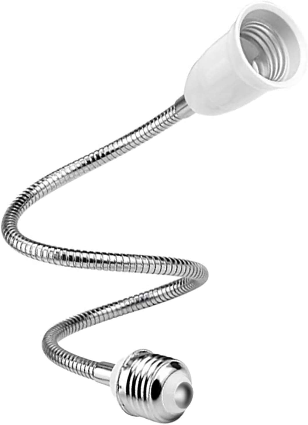 E26 to E26 Light Socket Extender Lamp Bulb Adapter,Flexible AllDirectional Adjustable Standard