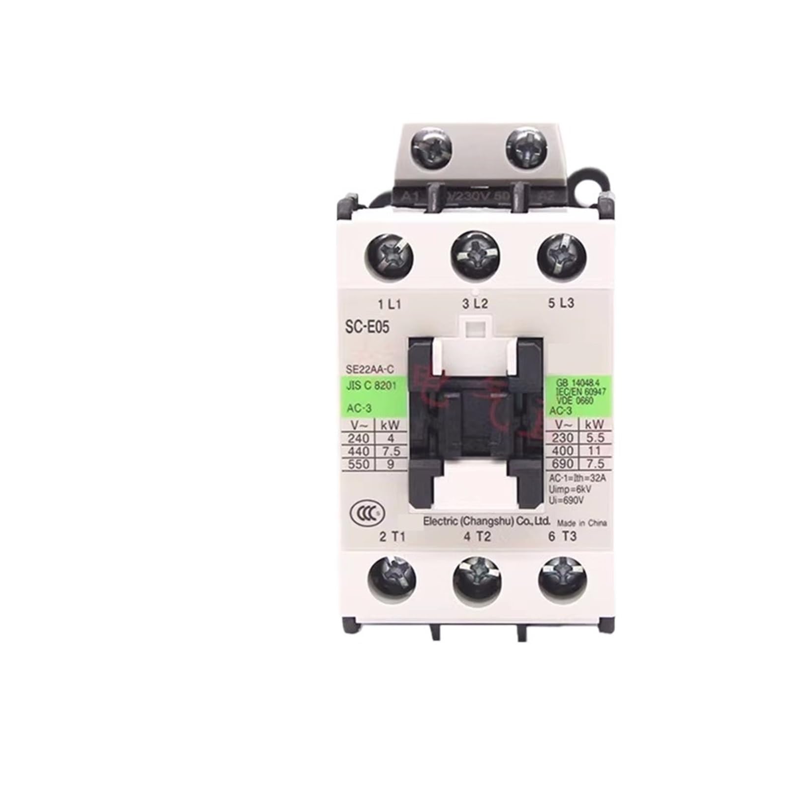 Contacteur CA SC-E05 protège vos moteurs contre la surchauffe et les pannes 220V