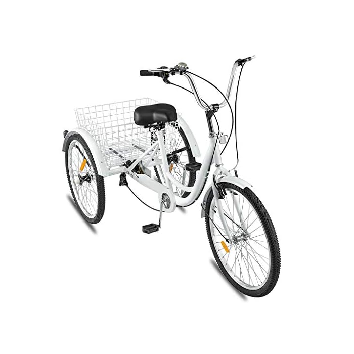 Buy Kiyotoo Adult Tricycles 7 Speed, Adult Mountain Trikes 24 3 Wheel