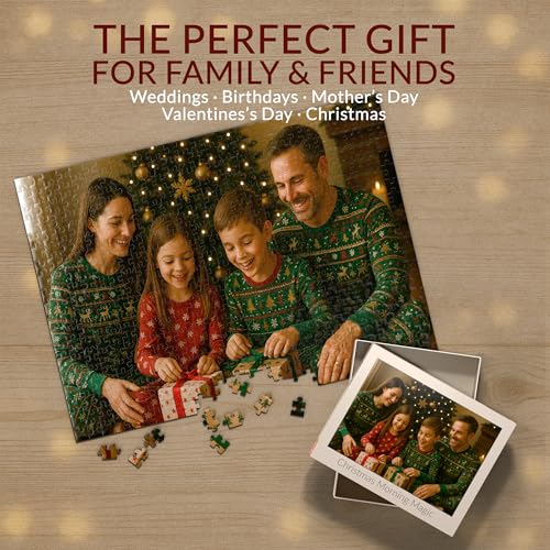 MyPuzzle Custom Photo Puzzle - Personalized Jigsaw Puzzle Made from Your Own Picture, Ideal Gift for Birthdays, Mother's Day, Valentine's Day & Weddings - 500 Pieces (Landscape/Horizontal) - Thumbnail 2