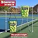 Gamma Ball Hopper Hi-Rise 75 - Heavy Duty Tennis Ball Basket with Handle for Easy Pickup & Storage - Holds 75 Tennis Balls, Durable Steel Construction, Weather-Resistant Coating - Silver