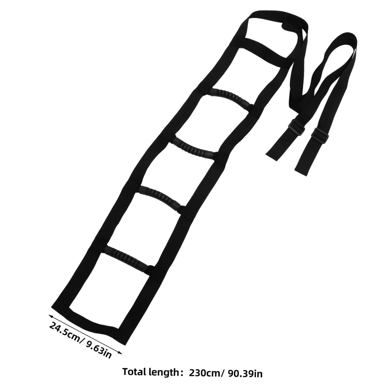 Ipetboom Rope Ladder for Bed Sit up Assist Device Bed Ladder Strap Handle Pull up Ladder for Seniors