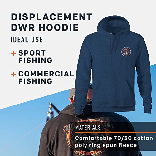 Grundens Men’s Displacement DWR Hoodie | Durable, Warm - Image 3