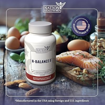 N-Balance 8 - Nerve Support Formula - Nerve Support Supplement with Alpha Lipoic Acid, Benfotiamine and ALA - Nerve Health Supplements for Men & Women, 120 Capsules