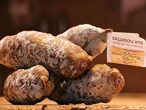Set van 4 Savoy Saucissons - 1 Puur Varkensvlees, 1 Gerookte, 1 Hazelnoot en 1 Beaufort Kaas - Gourmet Saucisson uit Franse Alpen - Premium Salami Worst - 4x 170g - Image 5