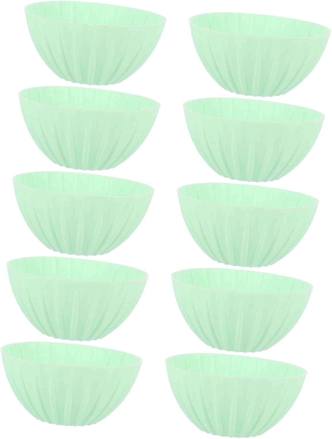 10pcs Silicone Proofing Basket Set for Sourdough Bread Baking Stackable Non Stick Dough Fermentation Bowls for Home and Professional Bakers Easy to Clean and Baking Supplies