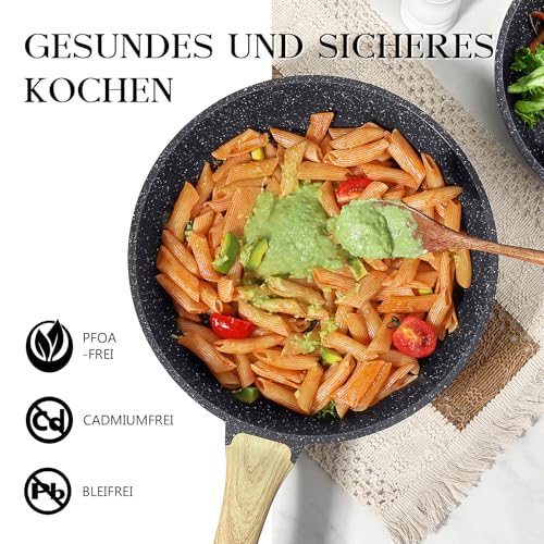 GiPP Granit Beschichtung Antihaft Bratpfanne,Induktion Omelette Pfanne – Ansicht 4