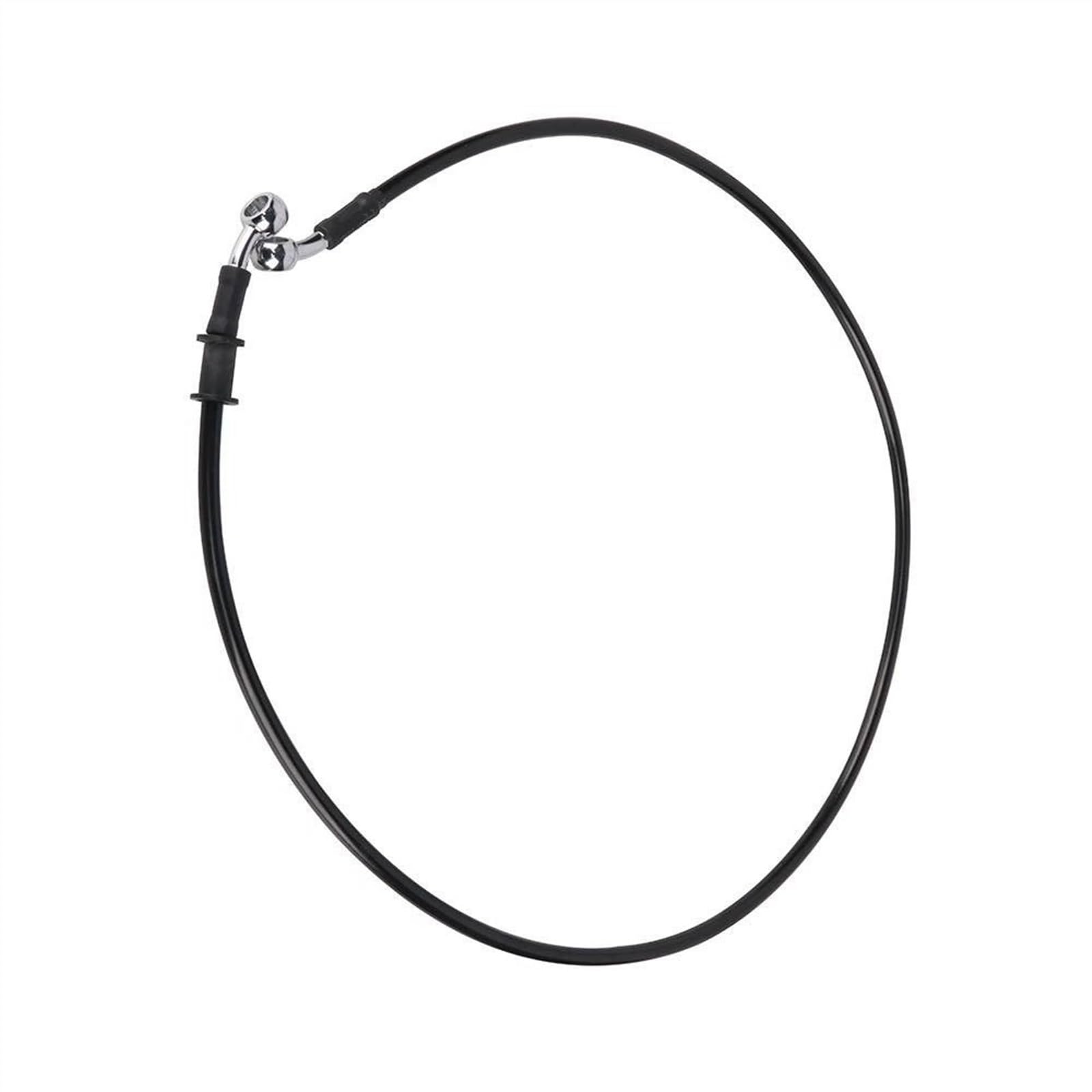 Ksxzw Black- Silver Motorbike Part Motorcycle Hydraulic Brake Oil Hose Replacement 28° 2000 Mm
