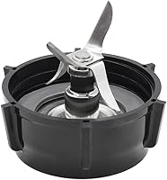 Vista 7 de Anbige Piezas de repuesto Frasco de vidrio de 6 tazas con cuchilla, junta, base, tapa, compatible con licuadoras Oster