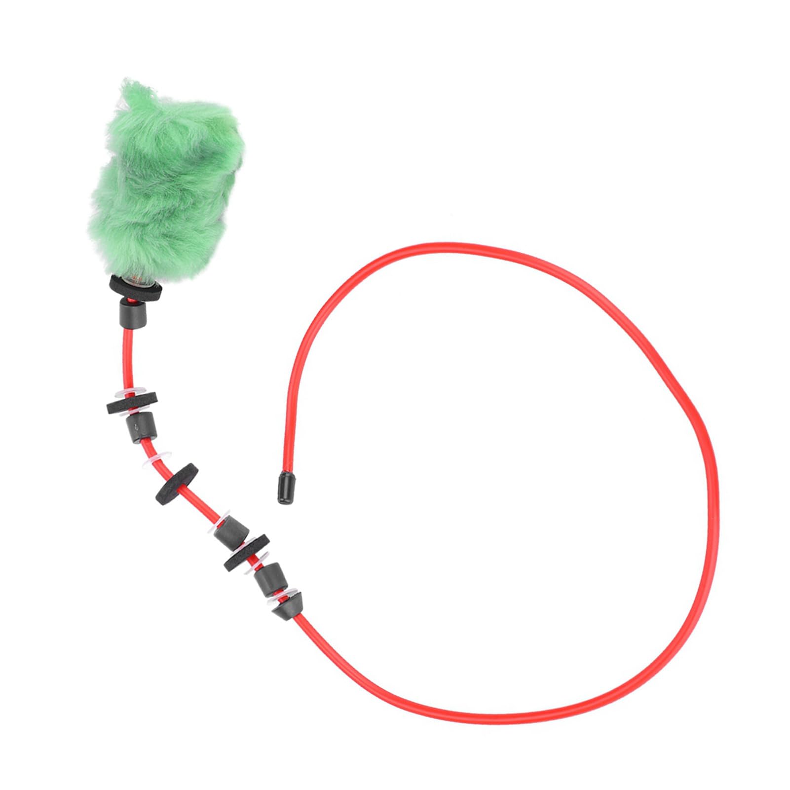 Qcwwy Limpiador de Cuerdas de Paintball, Escurridor de Barril de Lana, Cuerdas Limpias Chirriantes para Equipo de Tiro con de 17,3 Mm de Diámetro Interior