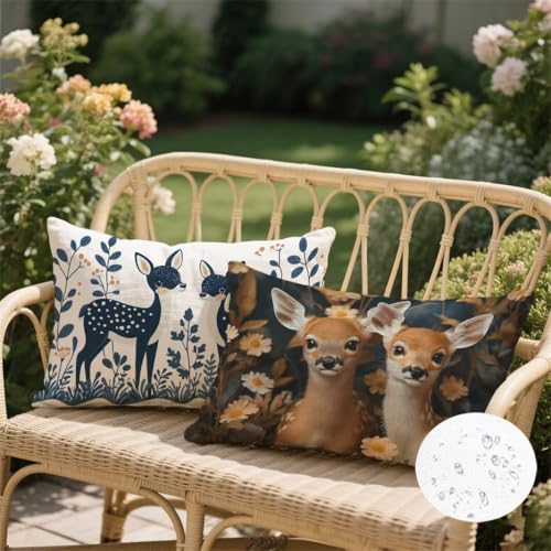 Housse de coussin 70x90 cm et taie d'oreiller extérieure résistante à l'eau - 3
