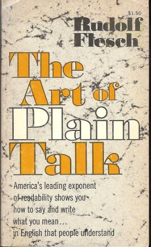 The Art of Plain Talk B000KAGSLK Book Cover