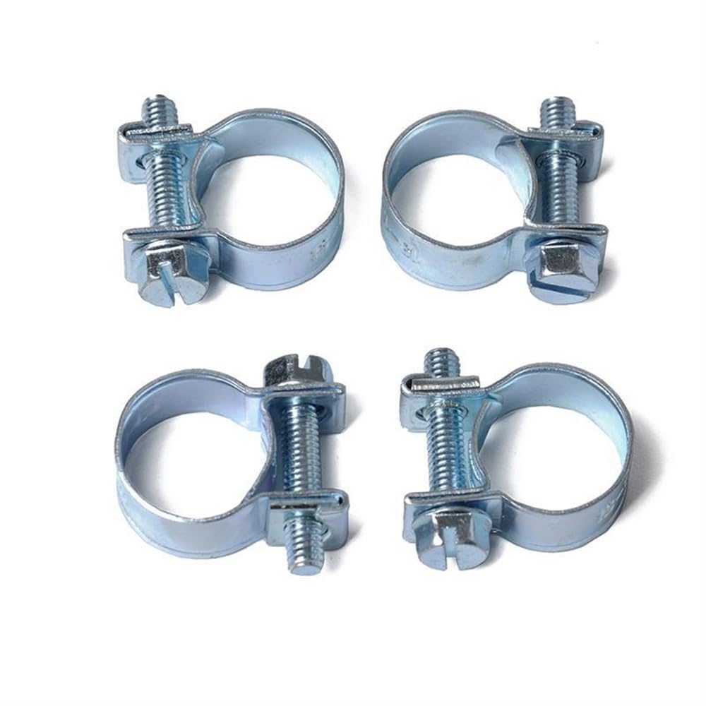 LOEASE 10PCS/Set Car Fuel Hose Clips Hoses Clamps Set Mini Carbon Steel Air Hose Clamp Diesel Petrol Pipe Clips (Color : 13-15mm, Size : 10pcs)
