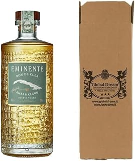 CG94 - Eminente Ron de Cuba Ámbar Claro, Rum Cubano Invecchiato 3 Anni in Botti di Quercia, Liquido, 700 ml
