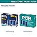 PUR PLUS Faucet Mount Replacement Filter 3-Pack, Genuine PUR Filter, 3-in-1 Powerful, Natural Mineral Filtration, Lead Removal, 9-Month Value, Blue (RF99993)