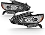 ACANII - For 2016 2017 2018 Nissan Altima Headlights Halogen w/out LED DRL Headlamps Driver + Passenger Side