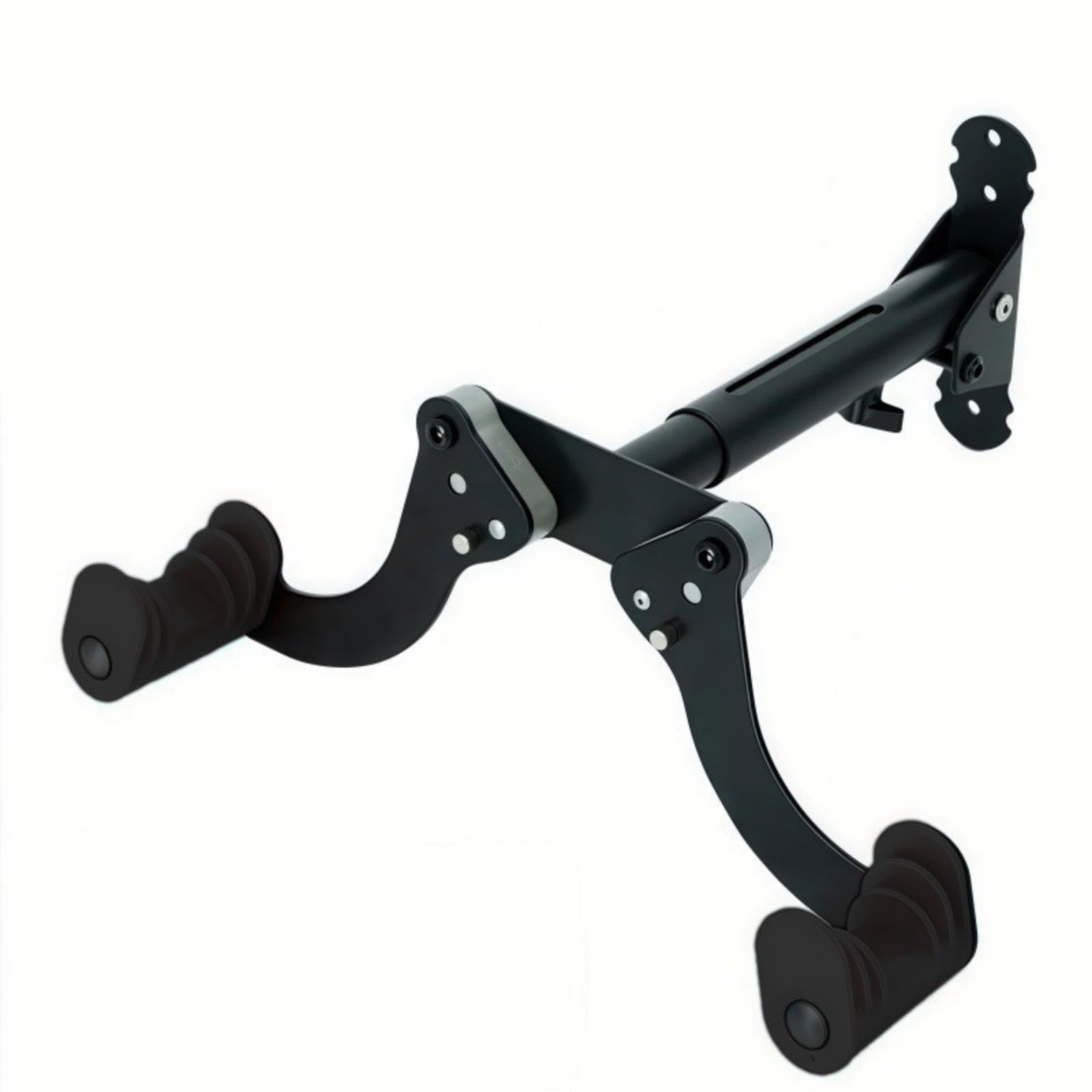 Soporte de Bicicleta de Pared Colgador Gancho Soporte Mural Organizador con Instalación Sencilla y Tornillería Completa, Negro, Soporte De Pared Para Bicicleta Con Ganchos Ajustables